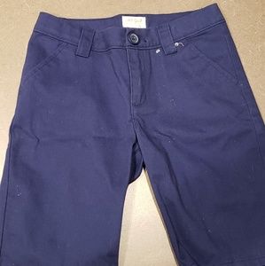 Girls Cat & Jack Navy Uniform Shorts